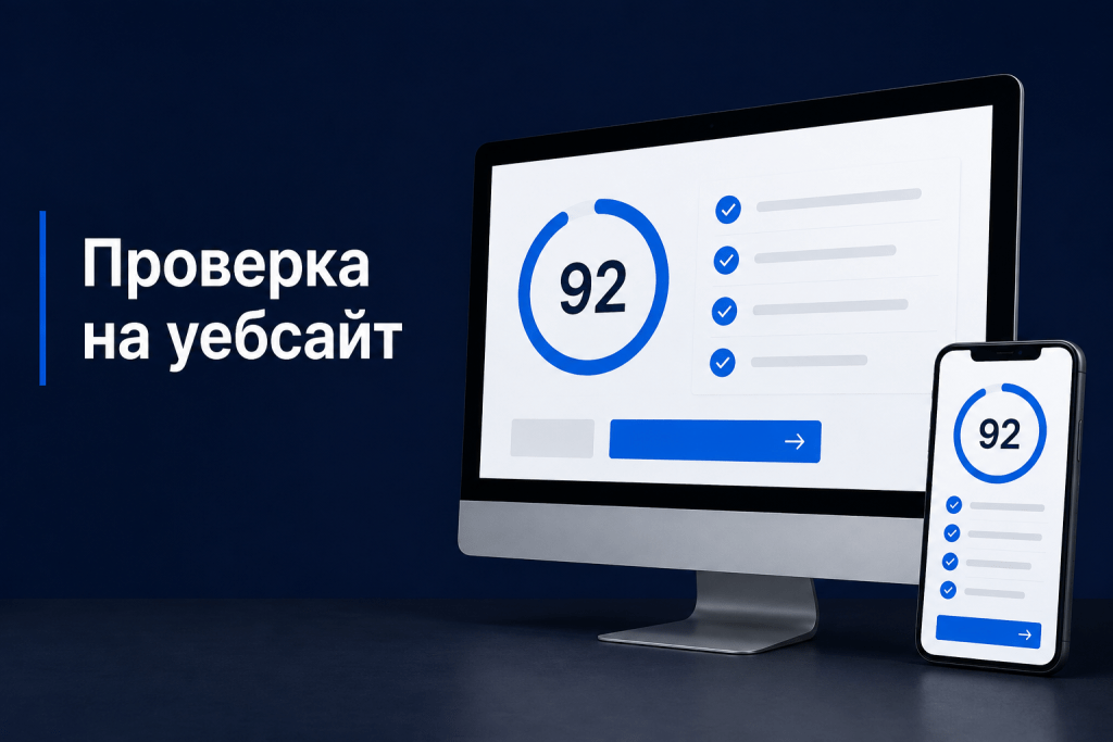 Проверка на уебсайт